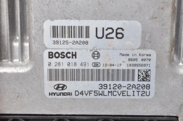 HYUNDAI I40 1.7 CRDI 116KM JEDNOTKA ŘÍZENÍ MOTORU 39120-2A208