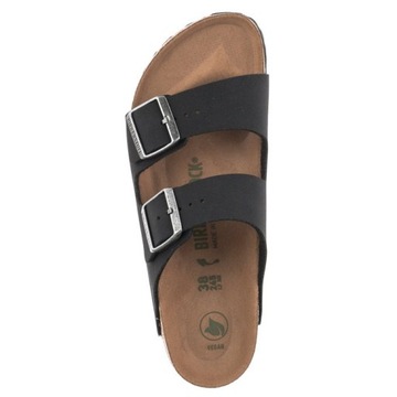 Buty Klapki Damskie Birkenstock Arizona Vegan 1019057 Czarne