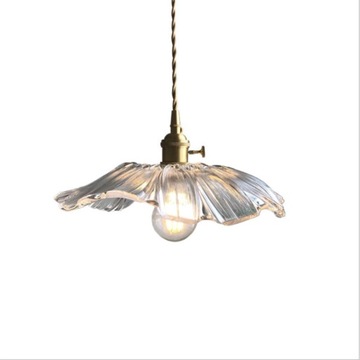 bar Single -headed glass -shaped chandeliers