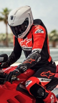 Шлем Alpinestars SUPERTECH R10 р. L + темный козырек + Pinlock + молнии