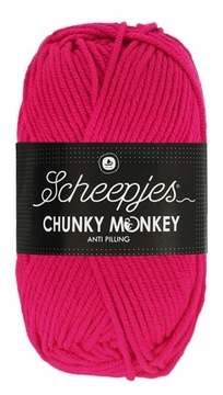 Włóczka CHUNKY MONKEY 100 g - 1435 magenta