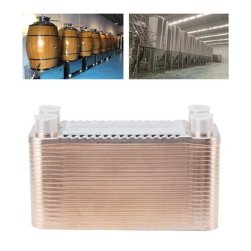 40-пластинчатый теплообменник, резьба NPT1/2