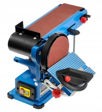 Szlifierka stołowa taśmowa dysk taśma 450W Bass