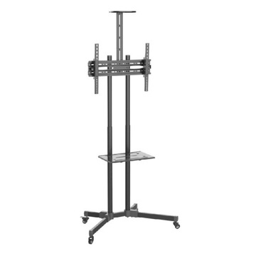 Techly Stojak TV Mobilny Stand do Telewizora LCD/LED 37-70” z Półkami AV