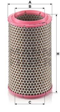 FILTR VZDUCHU DO FIAT BARCHETTA 1,7I 3/95-