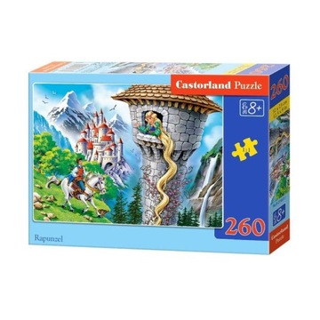 Puzzle 260 el. Roszpunka układanka z bajki 8+