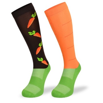 Podkolanówki jeździeckie Comodo dla DZIECI marchewka