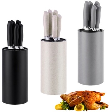 КУХОННЫЕ НОЖИ НАБОР ИЗ 5 НОЖЕЙ КУХОННЫЕ НАБОРЫ HR602-1 ЧЕРНЫЙ