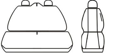 ИЗМЕРИМЫЕ чехлы на сиденья Renault Trafic 3 человека 2001-2014 гг.
