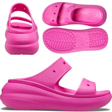 CROCS DAMSKIE CHODAKI NA PLATFORMIE PIANKOWE KLAPKI CRUSH CLOG r. 39/40