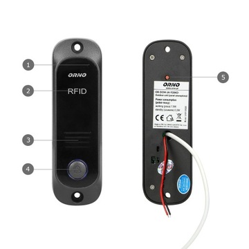 ВНЕШНЯЯ ПАНЕЛЬ ВОРОТ ДЛЯ ДОМОФОНА ORNO AVIOR OR-DOM-JA-928