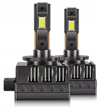 2x BARDZO MOCNE ŻARNIKI LED XENON KSENON D1S 6000K 55W PLUG & PLAY D-SERIES