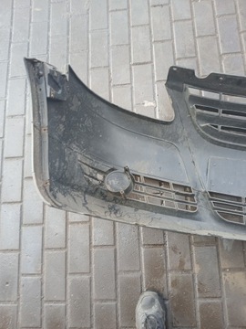 NÁRAZNÍK PŘEDNÍ KOMPLETNÍ VW FOX BARVA ČERNÁ