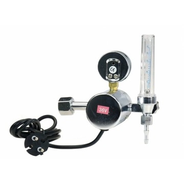 РЕДУКТОР CO2 RBRP С РОТАМЕТРОМ И НАГРЕВАТЕЛЕМ 36 В