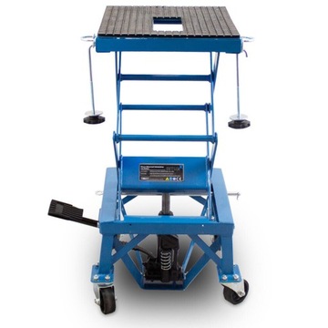 Гидравлический ножничный подъемник для двигателя Bituxx, грузоподъемность 135 кг, мобильный