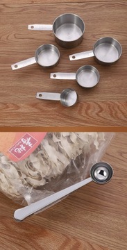 НАБОР ИЗ 12 ШТ. МЕРНЫЕ МЕРЫ И ЛОЖКИ ИЗ НЕРЖАВЕЮЩЕЙ СТАЛИ