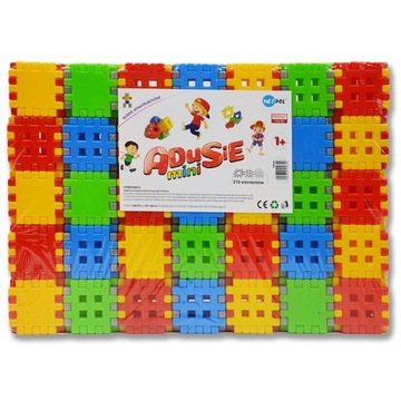 KLOCKI KONSTRUKCYJNE ADUSIE MINI WAFLE 210 elementów