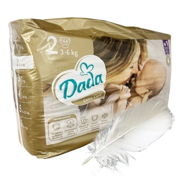 PIELUCHY Pieluszki jednorazowe Dada Extra Care 3-6kg Roz. 2 - 44szt