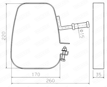 ЗАЖИМ ДЛЯ ГЛУШИТЕЛЯ CITROEN PEUGEOT