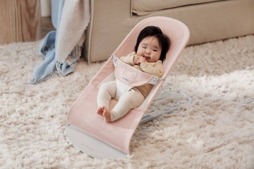 BABYBJORN - Шезлонг BALANCE SOFT MESH - Розовый/Би