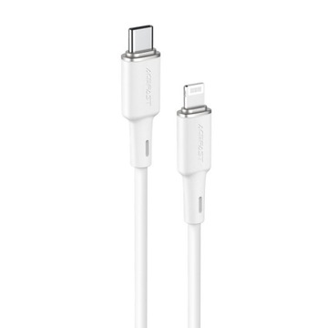 Kabel ACEFAST Typ C do Lightning 8-pin MFi PD30W C2-01 silicone 1,2m biały