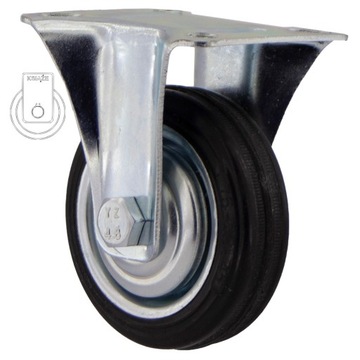 KOMPLET 4 SZT. KÓŁ fi 75 wózek regał 23STGU75