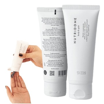 Peeling do twarzy DETOKSYKUJĄCY z aktywnym węglem bambusowym i białą glinką
