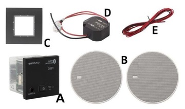 Kbsound Настенный Bluetooth-усилитель, 5 комплектов