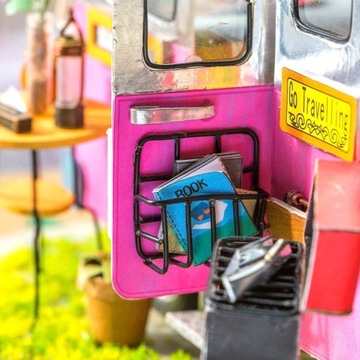 ROBOTIME Складной деревянный 3D-модель кемпера-пазла