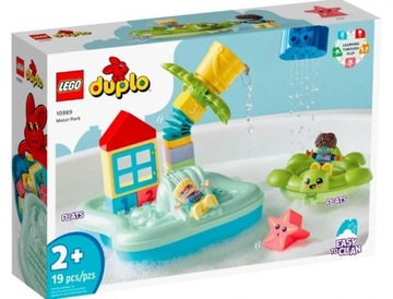 LEGO - Zabawka kąpielowa dla 2 latka - Klocki DUPLO - Park wodny - 24m+