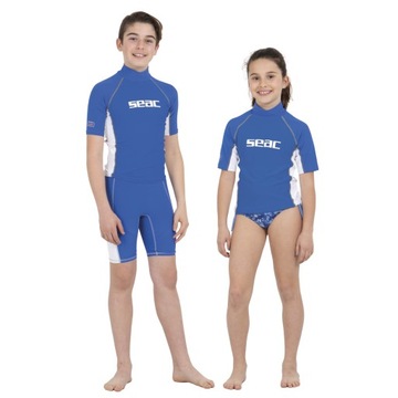 Рашгард UV SEAC RAA Футболка детская с короткими рукавами, размер 8 лет