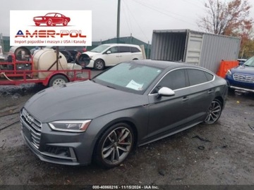 Audi A5 F5 S5 Sportback 3.0 TFSI 354KM 2018 Audi S5 Coupe Audi S5 Sportback 3.0 Benzyna 354KM