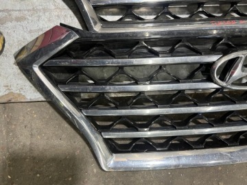 HYUNDAI TUCSON LIFT II 2 3 III 18-20 ПЕРЕДНИЙ БАМПЕР ГЛУХАЯ РЕШЕТКА ХРОМ