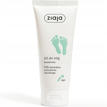 ZIAJA kasztanowy żel do nóg, stóp 100ml