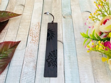 Деревянная закладка Набор из 2 штук в подарок.