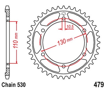 Zestaw napęd-owy DiD FZS 1000 Fazer. Z tłumikiem Zębatki + Łańcuch DID