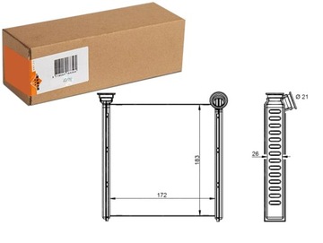 NRF 54342 NÁHRADA TEPLÁ TOPENÍ INTERIÉR