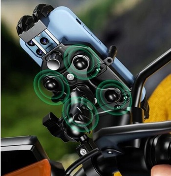 АНТИВИБРАЦИОННЫЙ ДЕРЖАТЕЛЬ ДЛЯ ТЕЛЕФОНА С ШАРИКОМ, ТИП 1 ДЮЙМ - ПРОЧНЫЙ