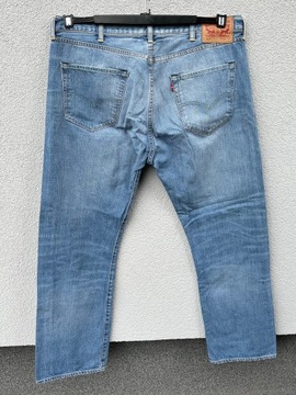 Levis 501 błękitne niebieskie spodnie jeansowe W38 L32