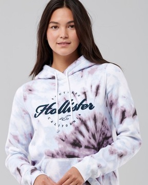 HOLLISTER by Abercrombie Bluza Kaptur Kangur USA S