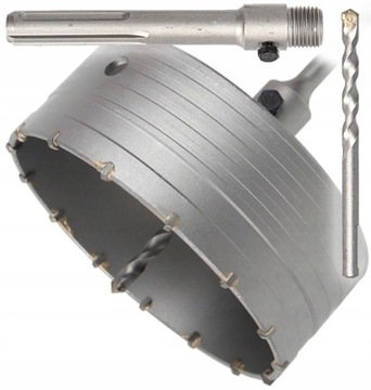 FREZ OTWORNICA DO BETONU ADAPTER SDS PLUS 100mm