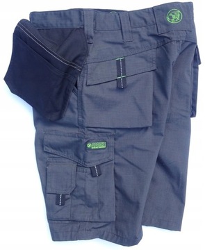 APACHE Grey Rip-Stop spodenki cargo robocze monterskie KABURY
