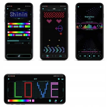 RGB LED ОЧКИ 7 ЦВЕТОВ КИБЕРПАНК ВЕЧЕРИНКА