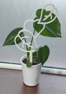 PODPÓRKA KWIATÓW ROŚLIN PERGOLA SERCE LIŚĆ 37 cm