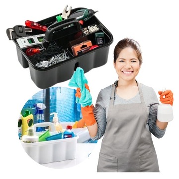 КОНТЕЙНЕР для хранения химических инструментов, ОРГАНАЙЗЕР С ПЛАСТИКОВОЙ РУЧКОЙ