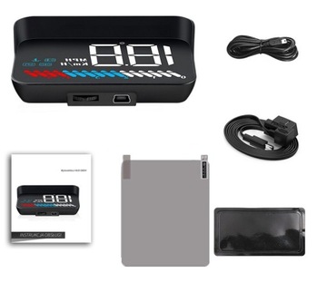 ДИСПЛЕЙ LED LCD HUD ПРОЕКТОР OBD2 GPS USB M7