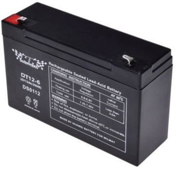 AKUMULATOR ŻELOWY 12Ah WM MOTOR 6 VOLT OT12-6 POJAZD ELEKTRYCZNY