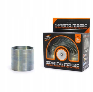 METALOWA SPRĘŻYNA DUŻA KLASYCZNA ZABAWKA