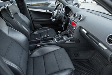 Audi A3 8P Hatchback 3d 1.8 TFSI 160KM 2009 Audi A3 Sportback 1.8 Turbo 160PS Quattro S-line Lift PółSkóry Rej.PL, zdjęcie 6