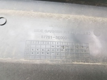 KIA SORENTO 2005 LEVÝ STRANA LIŠTA